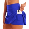 image:imageStelle Women Tennis Skirt Golf Skorts Athletic High Waisted with Pockets Inner Shorts Sport Workout Pleated PickleballRoyal Blue