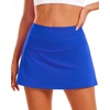 image:imageStelle Women Tennis Skirt Golf Skorts Athletic High Waisted with Pockets Inner Shorts Sport Workout Pleated PickleballSapphire