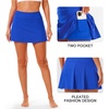 image:imageStelle Women Tennis Skirt Golf Skorts Athletic High Waisted with Pockets Inner Shorts Sport Workout Pleated PickleballSapphire
