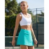 image:imageStelle Women Tennis Skirt Golf Skorts Athletic High Waisted with Pockets Inner Shorts Sport Workout Pleated PickleballTurquoise