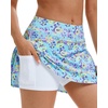 image:imageStelle Women Tennis Skirt Golf Skorts Athletic High Waisted with Pockets Inner Shorts Sport Workout Pleated PickleballVibrant Pickle