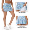 image:imageStelle Women Tennis Skirt Golf Skorts Athletic High Waisted with Pockets Inner Shorts Sport Workout Pleated PickleballVibrant Pickle