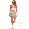 image:imageStelle Women Tennis Skirt Golf Skorts Athletic High Waisted with Pockets Inner Shorts Sport Workout Pleated PickleballWhite Cheetah