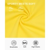 image:imageStelle Women Tennis Skirt Golf Skorts Athletic High Waisted with Pockets Inner Shorts Sport Workout Pleated PickleballYellow