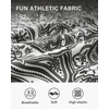 image:imageStelle Womens Athletic Skorts 17 Golf Skirts Inner Shorts Tennis Skort with 2 Pockets Running Sports Pickleball SkirtBlack Paisley Print