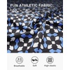 image:imageStelle Womens Athletic Skorts 17 Golf Skirts Inner Shorts Tennis Skort with 2 Pockets Running Sports Pickleball SkirtGeo Tiles Print