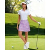 image:imageStelle Womens Athletic Skorts 17 Golf Skirts Inner Shorts Tennis Skort with 2 Pockets Running Sports Pickleball SkirtLilac Paisley Print