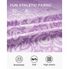 image:imageStelle Womens Athletic Skorts 17 Golf Skirts Inner Shorts Tennis Skort with 2 Pockets Running Sports Pickleball SkirtLilac Paisley Print