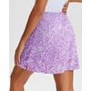 image:imageStelle Womens Athletic Skorts 17 Golf Skirts Inner Shorts Tennis Skort with 2 Pockets Running Sports Pickleball SkirtLilac Paisley Print