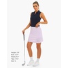 image:imageStelle Womens Athletic Skorts 17 Golf Skirts Inner Shorts Tennis Skort with 2 Pockets Running Sports Pickleball SkirtPaisley Bloom Print