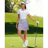 image:imageStelle Womens Athletic Skorts 17 Golf Skirts Inner Shorts Tennis Skort with 2 Pockets Running Sports Pickleball SkirtPorcelain Paisley Print