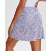 image:imageStelle Womens Athletic Skorts 17 Golf Skirts Inner Shorts Tennis Skort with 2 Pockets Running Sports Pickleball SkirtPorcelain Paisley Print