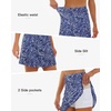 image:imageStelle Womens Athletic Skorts 17 Golf Skirts Inner Shorts Tennis Skort with 2 Pockets Running Sports Pickleball SkirtTwirly Paisley Print
