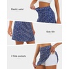 image:imageStelle Womens Athletic Skorts 17 Golf Skirts Inner Shorts Tennis Skort with 2 Pockets Running Sports Pickleball SkirtWhirl Paisley Print