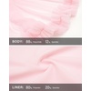 image:imageStelle Womens High Waist Athletic Skorts with Shorts Pockets Ruffle Hem Flowy Skirts Mini Tiered Short Skirt Casual SummerBallet Pink