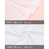image:imageStelle Womens High Waist Athletic Skorts with Shorts Pockets Ruffle Hem Flowy Skirts Mini Tiered Short Skirt Casual SummerWhite