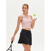 image:imageStelle Womens Sleeveless Golf Polo Shirt UPF50 V Neck Collared Tennis Quick Dry Athletic Workout Cropped Tank TopBallet Pink