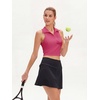 image:imageStelle Womens Sleeveless Golf Polo Shirt UPF50 V Neck Collared Tennis Quick Dry Athletic Workout Cropped Tank TopDreamhouse Pink