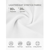 image:imageStelle Womens Sleeveless Golf Polo Shirt UPF50 V Neck Collared Tennis Quick Dry Athletic Workout Cropped Tank TopWhite
