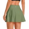 image:imageStelle Womens Tennis Golf Skirts High Waisted with Pockets Inner Shorts for Athletic Skorts Sports Running PickleballArmy Green