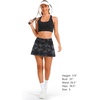 image:imageStelle Womens Tennis Golf Skirts High Waisted with Pockets Inner Shorts for Athletic Skorts Sports Running PickleballBlackgrey Camo