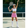 image:imageStelle Womens Tennis Golf Skirts High Waisted with Pockets Inner Shorts for Athletic Skorts Sports Running PickleballCotton Candy