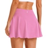 image:imageStelle Womens Tennis Golf Skirts High Waisted with Pockets Inner Shorts for Athletic Skorts Sports Running PickleballCotton Candy