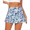 image:imageStelle Womens Tennis Golf Skirts High Waisted with Pockets Inner Shorts for Athletic Skorts Sports Running PickleballOcean Breeze