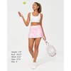 image:imageStelle Womens Tennis Golf Skirts High Waisted with Pockets Inner Shorts for Athletic Skorts Sports Running PickleballPastel Terrazzo