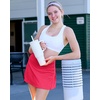 image:imageStelle Womens Tennis Golf Skirts High Waisted with Pockets Inner Shorts for Athletic Skorts Sports Running PickleballRaspberry