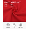 image:imageStelle Womens Tennis Golf Skirts High Waisted with Pockets Inner Shorts for Athletic Skorts Sports Running PickleballRed