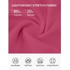 image:imageStelle Womens Wrinkle Resist Golf Shirts UPF 50 Sleeveless Ruffle VNeck Tank Top Tennis Athletic Workout TopDreamhouse Pink