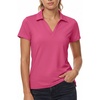 image:imageStelle Womens Golf Polo Shirts Short Sleeve V Neck Collared Tops Quick Dry Golf Tennis Work Casual Summer TeeDreamhouse Pink