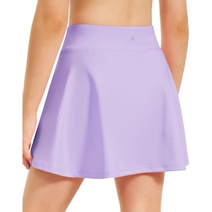 image:imageStelle Girls Tennis Skirts with Pockets Athletic Skorts Inner Shorts High Waisted Sports Golf Running SkirtLilac