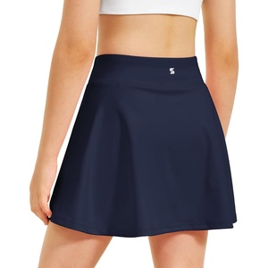 image:imageStelle Girls Tennis Skirts with Pockets Athletic Skorts Inner Shorts High Waisted Sports Golf Running SkirtNavy