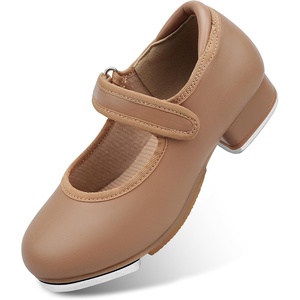 image:imageStelle Tap Shoes for Girls Toddler Boys PU Leather Dance ShoesToddlerLittle KidBig KidCoffee
