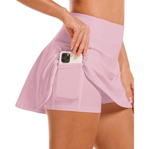 image:imageStelle Womens Tennis Golf Skirts High Waisted with Pockets Inner Shorts for Athletic Skorts Sports Running PickleballPink