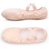image:imageSTELLE Ballet Shoes for Women Highly Stretch Canvas Dance Slipper Yoga Shoes for GirlsAdultsBallet Pink