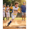 image:imageSTELLE BaseballSoftballFastpitch Belt Girls Sports Elastic Adjustable Boys Uniform Belts Youth and Adult SizesBright Yellow