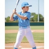 image:imageSTELLE BaseballSoftballFastpitch Belt Girls Sports Elastic Adjustable Boys Uniform Belts Youth and Adult SizesSky Blue