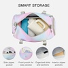 image:imageSTELLE Dance Bag for Girls Ballet Bag Gifts for Girls Waterproof Sports Gymnastics Bag with Shoe Compartment Cheer Duffle BagRainbow Wash