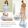 image:imageSTELLE Dance Bag for Girls Pink Gymnastics Duffle Bag with Shoe Compartment Kids Cheer Bags Ballet Gifts Sports Gym TravelPink GinghamFLilac Mint