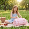 image:imageSTELLE Dance Bag for Girls Pink Gymnastics Duffle Bag with Shoe Compartment Kids Cheer Bags Ballet Gifts Sports Gym TravelPink GinghamFPink Gingham