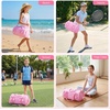 image:imageSTELLE Dance Bag for Girls Pink Gymnastics Duffle Bag with Shoe Compartment Kids Cheer Bags Ballet Gifts Sports Gym TravelPink GinghamFTaffy Pink