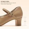 image:imageStelle 2 Ankle Strap Character Shoes for Women  2inch heelAdjustable ankle strapMemory foam insoleRubber outsoleBreathable lining2tan2