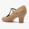 image:imageStelle 25 TStrap Character Shoes for Women  25inch heel Tstrap cushioned insole rubber outsole adjustable buckle stable fit25tan
