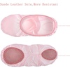 image:imageStelle Ballerina Shoes for Girls Satin Ballet Shoes Ribbons Elastic Straps  Ballet shoes for girls Ballerina slippers Soft satin upper Comfortable lining Suede leather split sole Ballet trainingPink