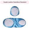 image:imageStelle Ballerina Shoes for Girls Satin Ballet Shoes Ribbons Elastic Straps  Ballet shoes for girls Ballerina slippers Soft satin upper Comfortable lining Suede leather split sole Ballet trainingBlue