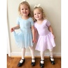 image:imageStelle Ballet Leotards for Girls Dance Leotard with Skirt Toddler Ballet Outfit CrissCross Bow Back LittleBig KidStyle 1bluecross Back