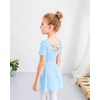 image:imageStelle Ballet Leotards for Girls Dance Leotard with Skirt Toddler Ballet Outfit CrissCross Bow Back LittleBig KidStyle 1bluecross Back